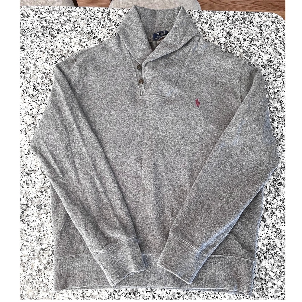 Polo Ralph Lauren Mens Shawl Pullover